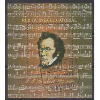 Buy this souvenir sheet  of Equatorial Guinea of the year 1980 (Nb BF Franz Schubert). - Used