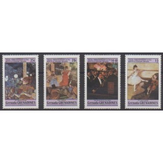 Acheter cette série de timbres de Grenadines de l'année 1984 (No 541/544).