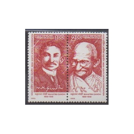 Inde - 1995 - No 1253/1254 - Célébrités