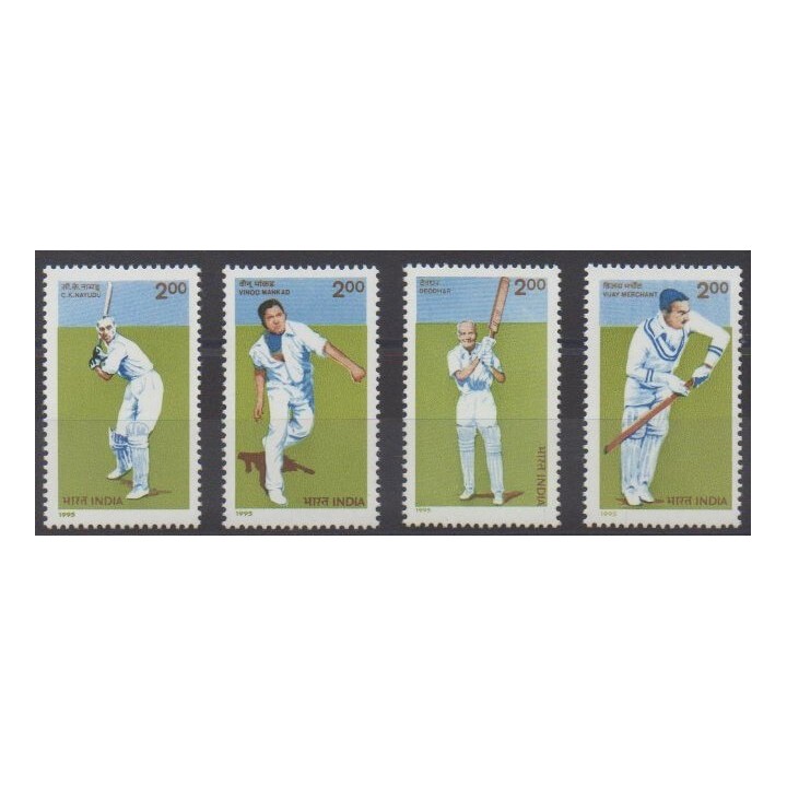 Acheter cette série de timbres d'Inde de l'année 1995 (No 1275/1278).