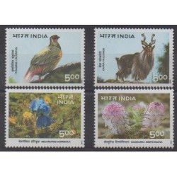 India - 1996 - Nb 1301F/1301J - Animals - Flora