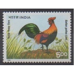 Inde - 1996 - No 1301M - Oiseaux