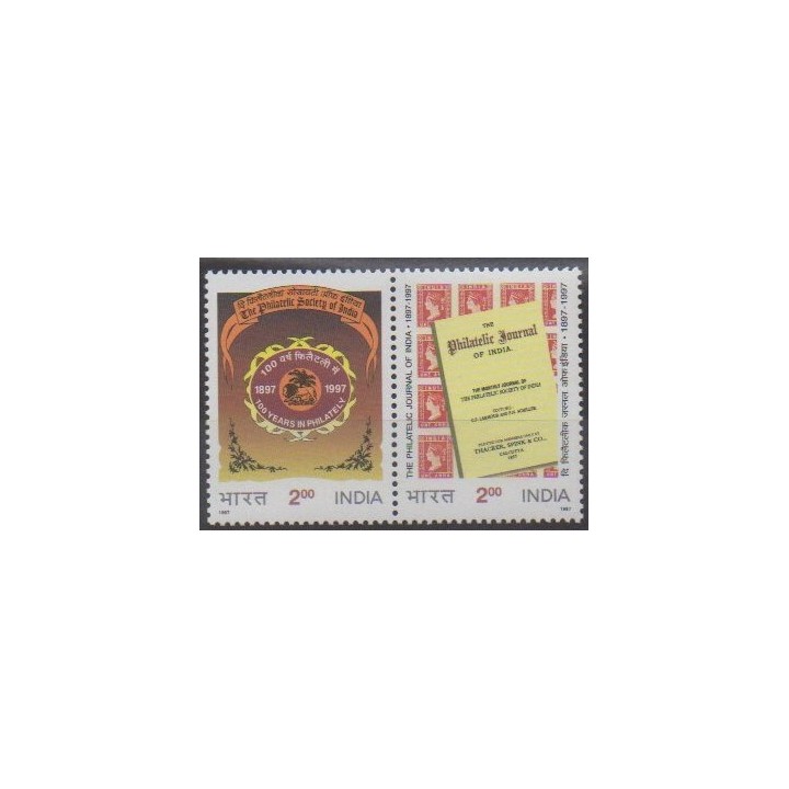 Acheter cette série de timbres d'Inde de l'année 1997 (No 1314/1315).