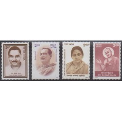 Inde - 1997 - No 1326/1329 - Célébrités