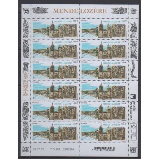 Acheter ce feuillet de France de l'année 2022 (No F84 - Mende - Lozère).