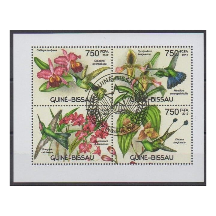Acheter cette série de timbres de Guinée-Bissau de l'année 2012 (No 4338/4341). - Oblitéré