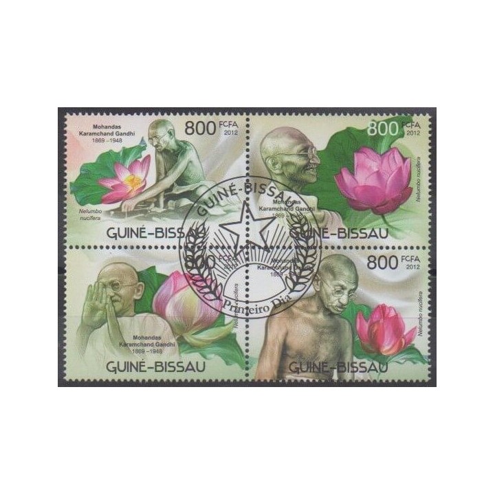 Buy this set of stamps of Guinea-Bissau of the year 2012 (Nb 4290/4293). - Used