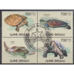 Guinea-Bissau - 2012 - Nb 4310/4313 - Turtles - Used