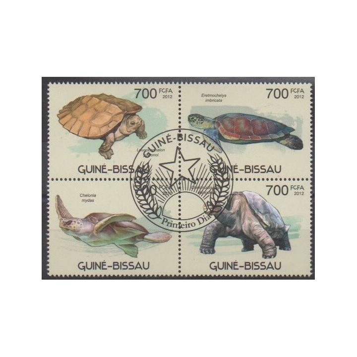 Acheter cette série de timbres de Guinée-Bissau de l'année 2012 (No 4310/4313). - Oblitéré