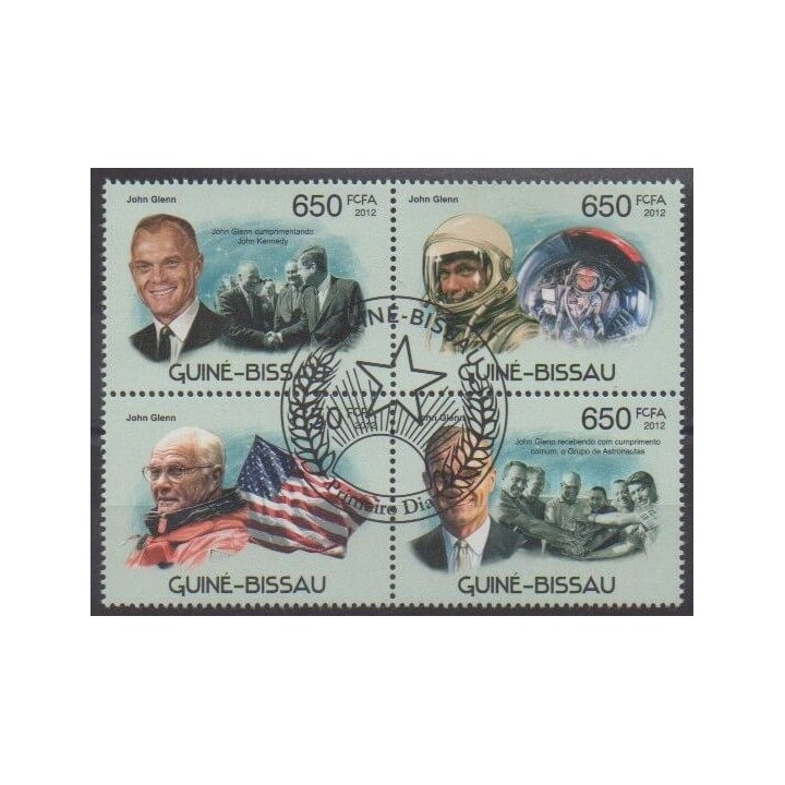 Acheter cette série de timbres de Guinée-Bissau de l'année 2012 (No 4318/4321). - Oblitéré