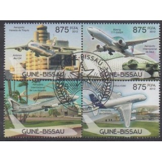 Acheter cette série de timbres de Guinée-Bissau de l'année 2012 (No 4250/4253). - Oblitéré