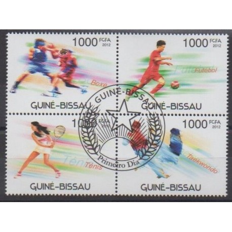 Guinée-Bissau - 2012 - No 4270/4273 - Sports divers - Oblitérés