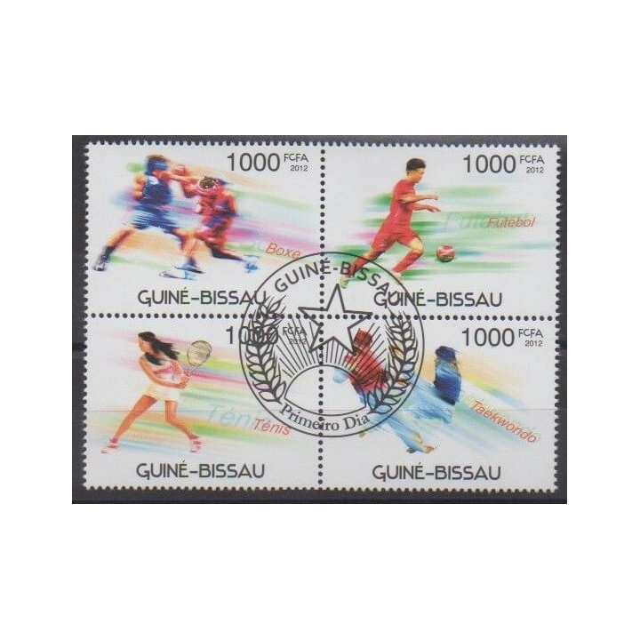Buy this set of stamps of Guinea-Bissau of the year 2012 (Nb 4270/4273). - Used