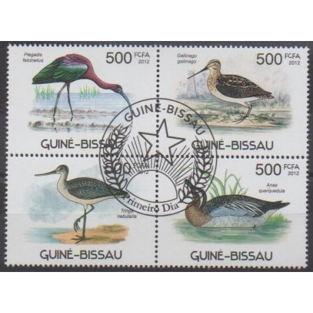 Guinée-Bissau - 2012 - No 4286/4289 - Oiseaux - Oblitérés