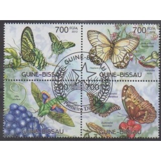 Acheter cette série de timbres de Guinée-Bissau de l'année 2012 (No 4246/4249). - Oblitéré