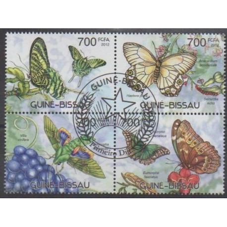 Guinée-Bissau - 2012 - No 4246/4249 - Insectes - Oblitérés