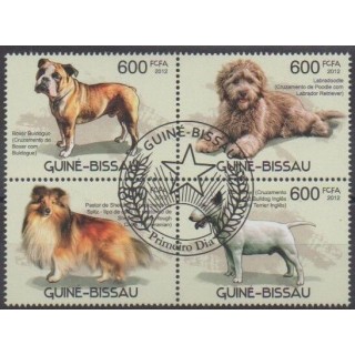 Acheter cette série de timbres de Guinée-Bissau de l'année 2012 (No 4242/4245). - Oblitéré