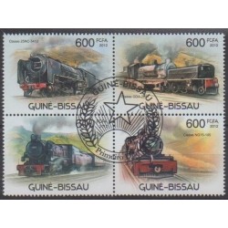 Guinée-Bissau - 2012 - No 4278/4281 - Chemins de fer - Oblitérés