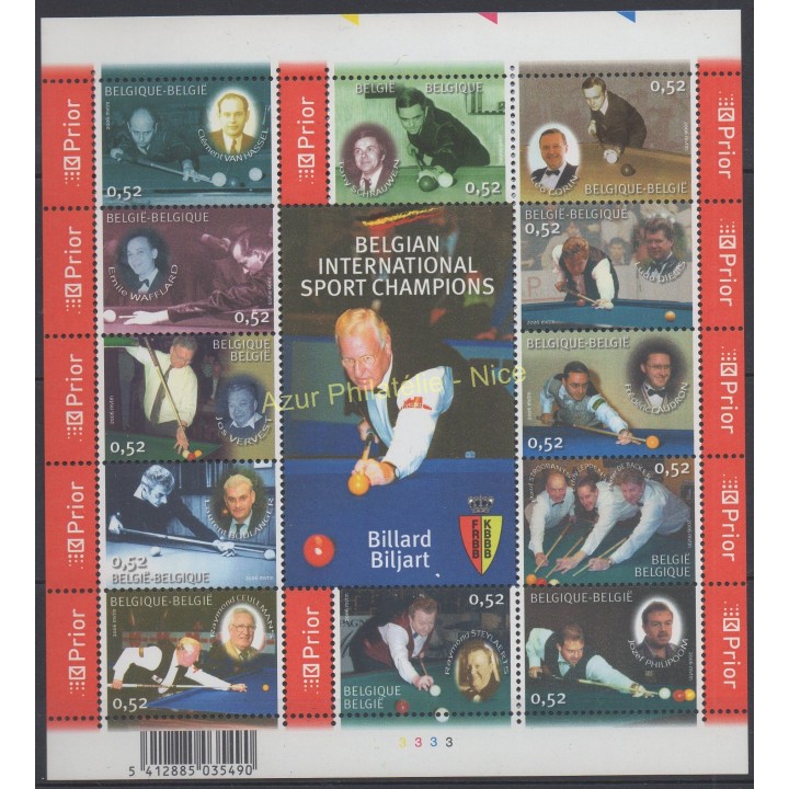Timbres - Thème sports divers - Belgique - 2006 - No 3488/3499