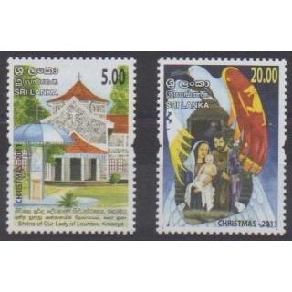 Acheter cette série de timbres du Sri Lanka de l'année 2011 (No 1821/1822).