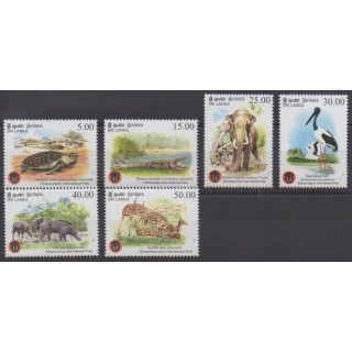 Acheter cette série de timbres du Sri Lanka de l'année 2013 (No 1905/1910).