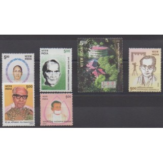 Buy this set of stamps of India of the year 2004 (Nb 1789/1794).
