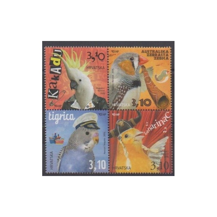 Acheter cette série de timbres de Croatie de l'année 2015 (No 1075/1078).