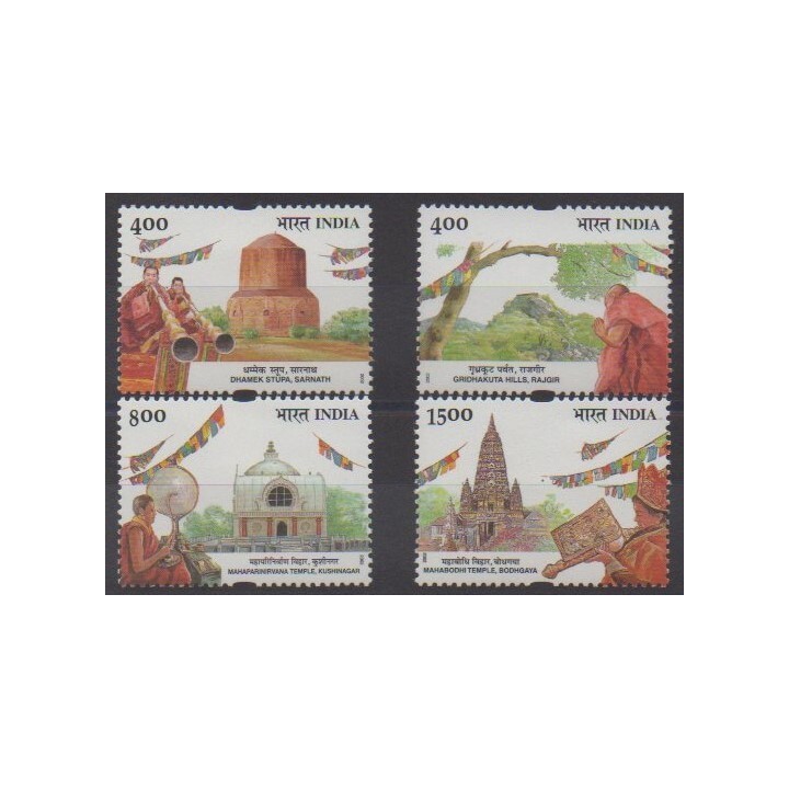 Buy this set of stamps of India of the year 2002 (Nb 1656/1659).