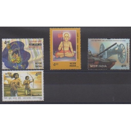 India - 2002 - Nb 1660/1663