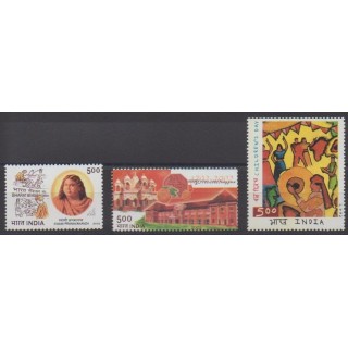 Buy this set of stamps of India of the year 2002 (Nb 1693/1695).