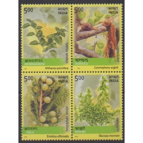 India - 2003 - Nb 1719/1722 - Flora