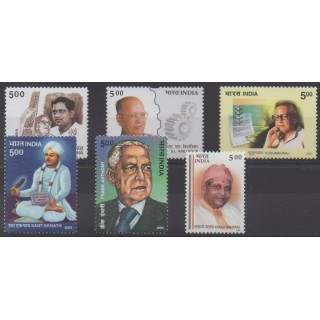 Buy this set of stamps of India of the year 2003 (Nb 1713/1718).