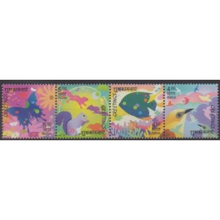 Buy this set of stamps of India of the year 2003 (Nb 1751/1754).