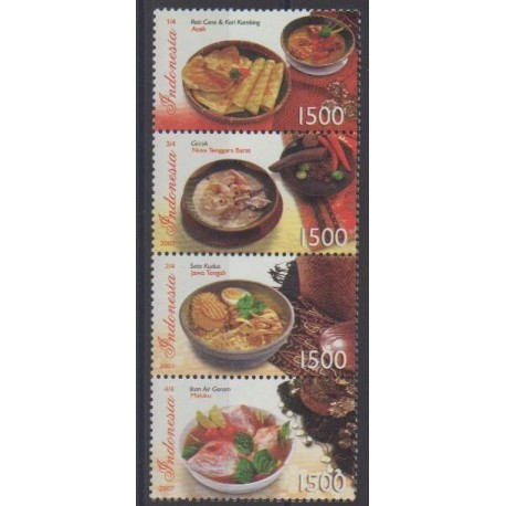 Indonésie - 2007 - No 2252/2255 - Gastronomie