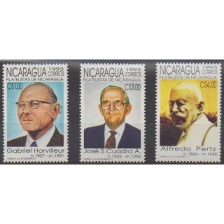Buy this set of stamps of Nicaragua of the year 1994 (Nb 1809/1811).