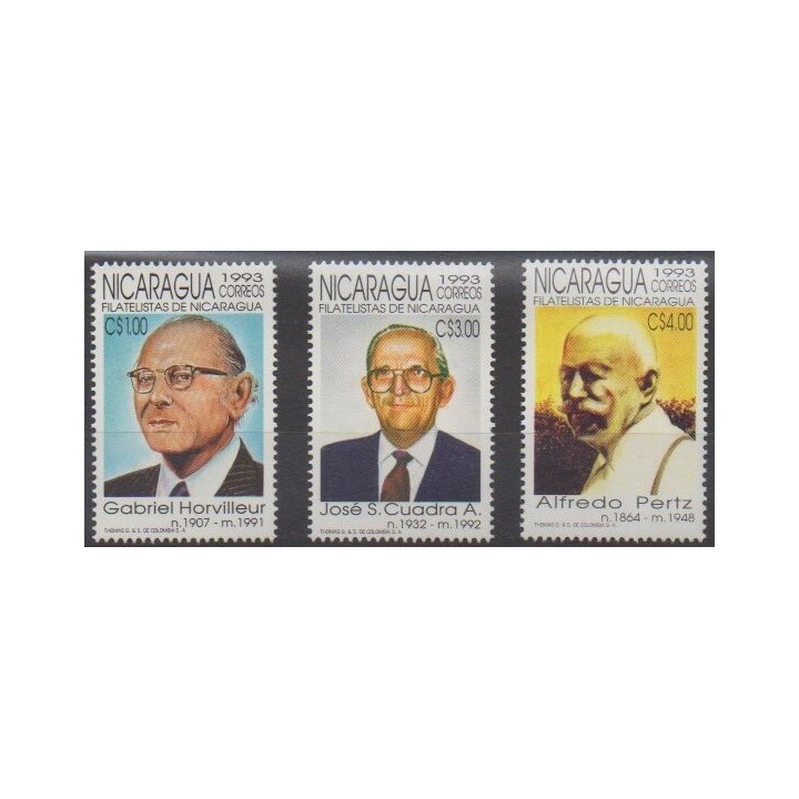 Acheter cette série de timbres du Nicaragua de l'année 1994 (No 1809/1811).