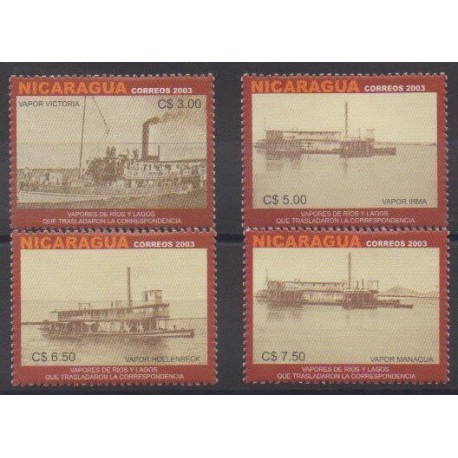 Nicaragua - 2003 - Nb 2582/2585 - Boats
