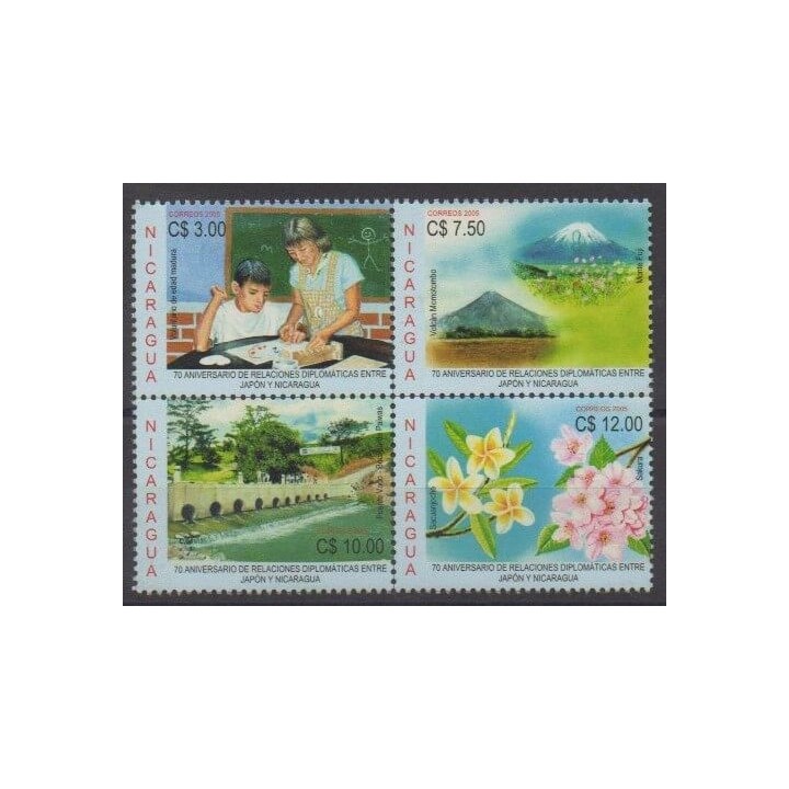 Acheter cette série de timbres du Nicaragua de l'année 2005 (No 2620/2623).