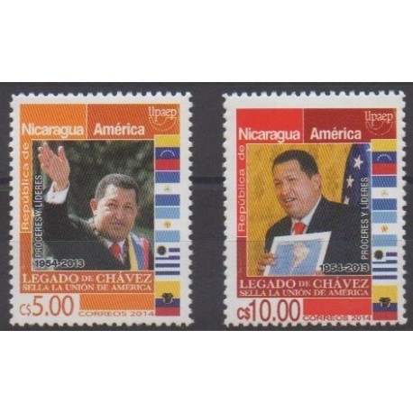 Nicaragua - 2014 - Nb 2712/2713 - Celebrities