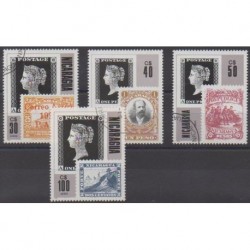 Nicaragua - 1986 - Nb PA1139/PA1142 - Stamps on stamps - Used