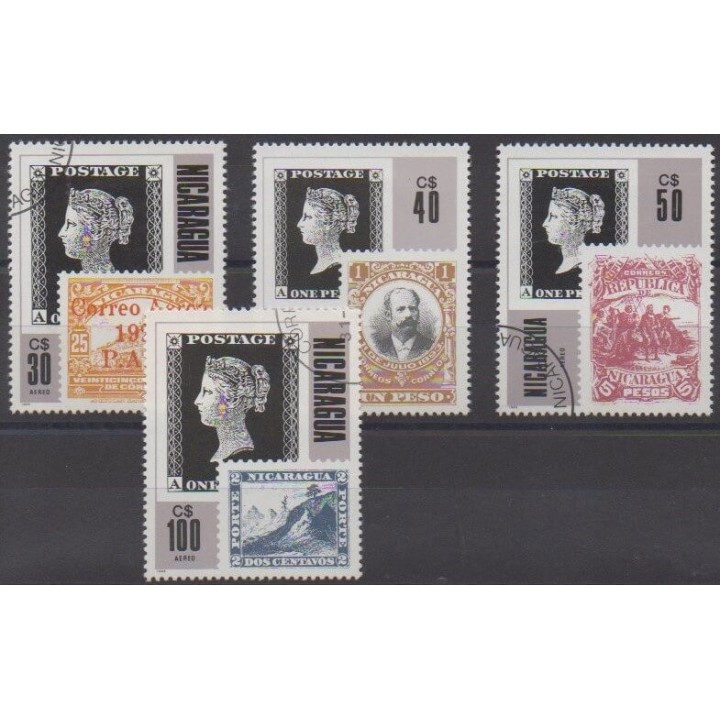 Acheter ces timbres du Nicaragua de l'année 1986 (No PA1139/PA1142). - Oblitéré