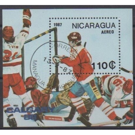 Nicaragua - 1987 - No BF181A - Sports divers - Oblitéré