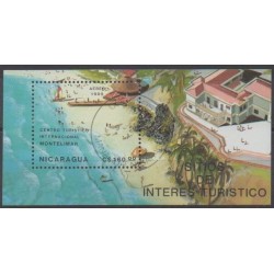 Nicaragua - 1989 - No BF188 - Tourisme - Oblitéré