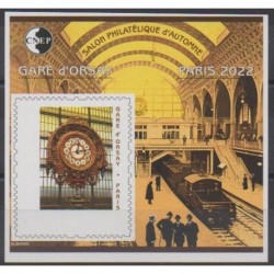 France - CNEP Sheets - 2022 - Nb CNEP 90a - Trains - Philately