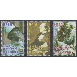 Acheter cette série de timbres des Maldives de l'année 2005 (No 3700/3702).