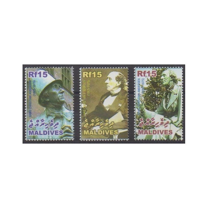 Acheter cette série de timbres des Maldives de l'année 2005 (No 3700/3702).