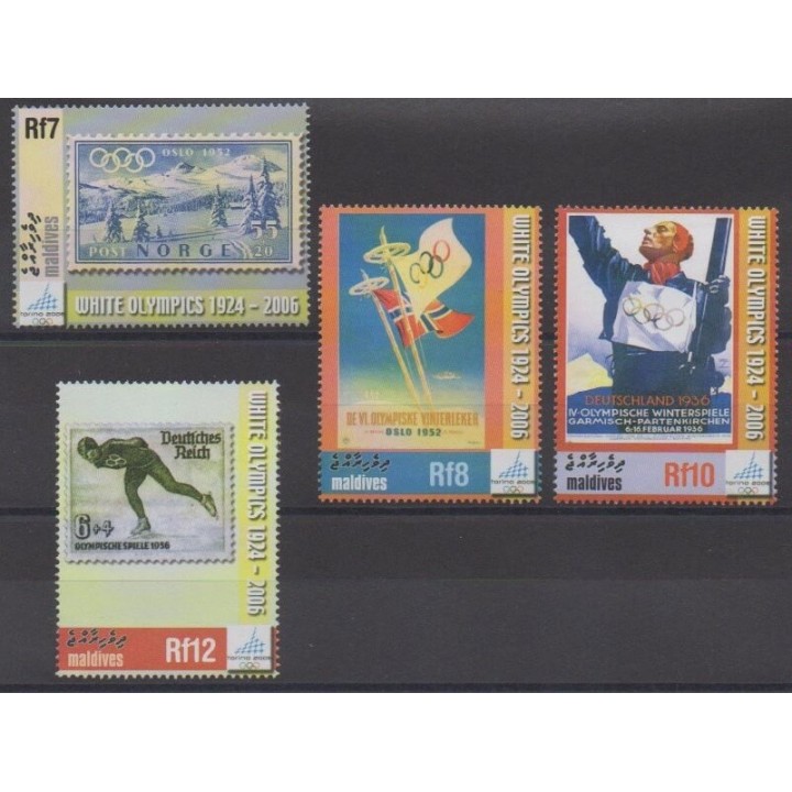Acheter cette série de timbres des Maldives de l'année 2006 (No 3740/3743).