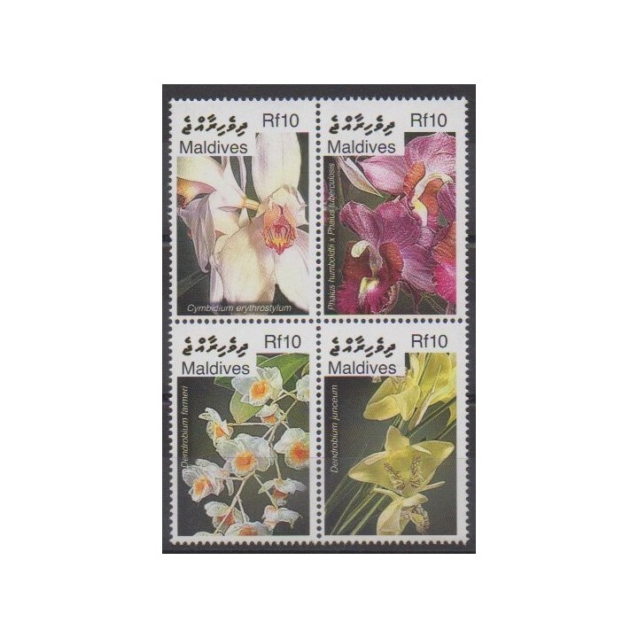 Acheter cette série de timbres des Maldives de l'année 2007 (No 3794/3797).