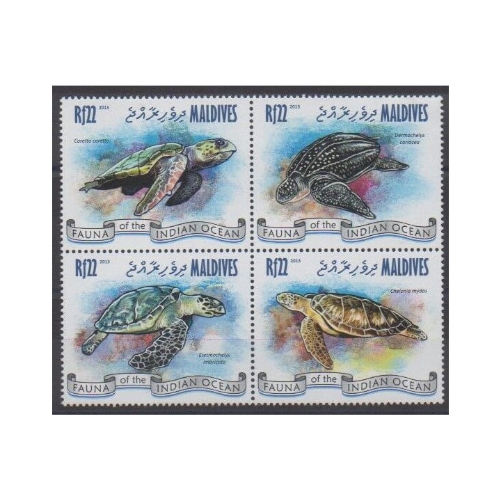 Acheter cette série de timbres des Maldives de l'année 2013 (No 4043/4046).