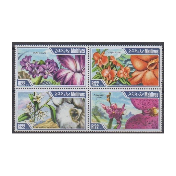 Acheter cette série de timbres des Maldives de l'année 2013 (No 4099/4102).